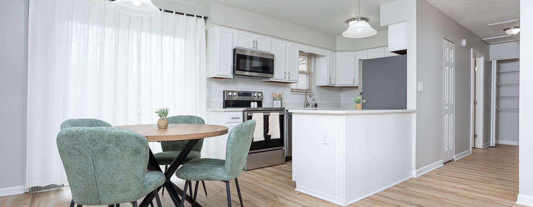 kitchen and diningroom view